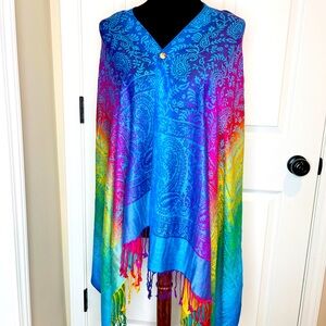 Women pashmina cashmere scarf limited fusion edition shawl